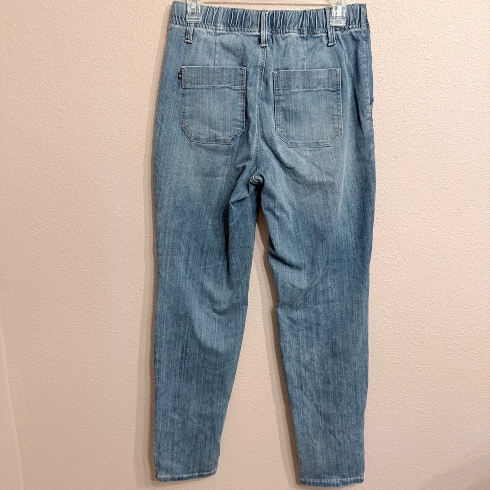 Judy Blue Light Wash Drawstring Jogger Jeans JB88496 Womens Size 3/26 High Rise - Picture 2 of 8